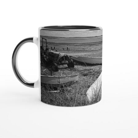 Lytham St Annes White 11oz Ceramic Mug with Color Inside